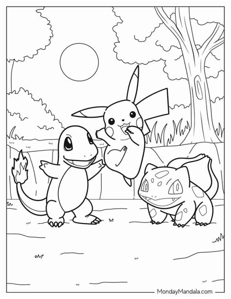 pokemon.coloring pages|52 Pokemon Coloring Pages (Free PDF Printables)